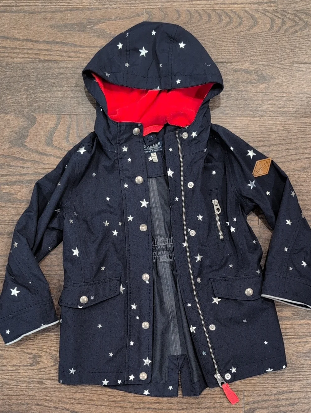 Joules Kids Hooded Rain Jacket